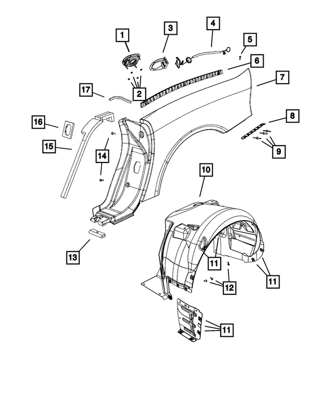 6511155AA - : Large Round Washer Head Lock Screw for Mopar Image