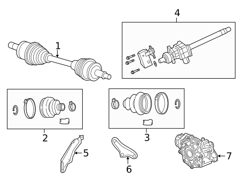 Carrier & Front Axles for 2020 Dodge Charger #0