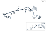 2068300602 - Heating and Ventilation: Hose Line for Mercedes-Benz Image