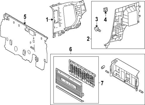 Interior Trim - Cab for 2024 Toyota Tacoma #2