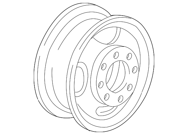 1984-2002 GM 16x6-Inch White Wheel 09593148 | NewGMParts.com