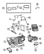 68048902AC - Air Conditioners and Heaters: A/c And Heater Actuator for Dodge: Ram 1500, Ram 2500, Ram 3500 | Ram: 1500, 2500, 3500 Image