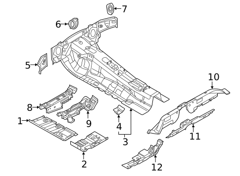 Floor & Rails for 2025 Audi S6 #0