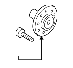 3880A018 - Suspension: Front Hub for Mitsubishi: Lancer, Outlander, Outlander PHEV, Outlander Sport Image