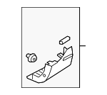 D10E51PP0C - Body: Lower Molding for Mazda: CX-3 Image