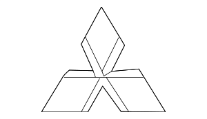 MR598151 - Accessories: Emblem for Mitsubishi: Lancer Image