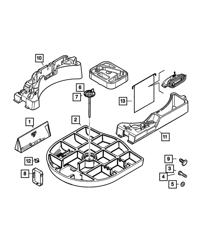 68464958AA - Wheels: Storage Bin for Mopar Image