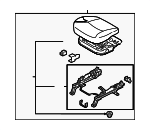 6911B191HC - : Cushion Assembly for Mitsubishi: Mirage Image