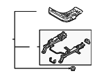 6911B951 - Body: Seat Adjust Assembly for Mitsubishi Image