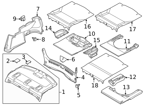 Interior Trim - Rear Body for 2016 Mazda 6 #0