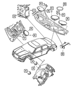 5030548AC - : Sub Woofer Speaker for Mopar Image
