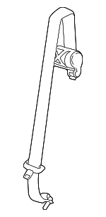 89850S2000SST - Electrical: Center Seat Belt for Hyundai: Santa Fe Image