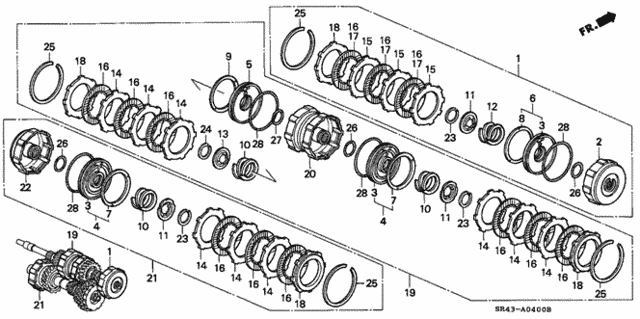 AT Clutch for 1992 Honda Civic #0