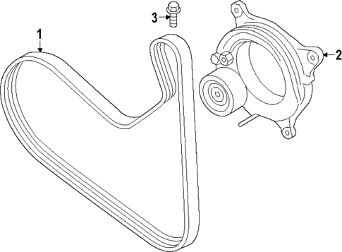 Belts & Pulleys for 2021 BMW Z4 #0