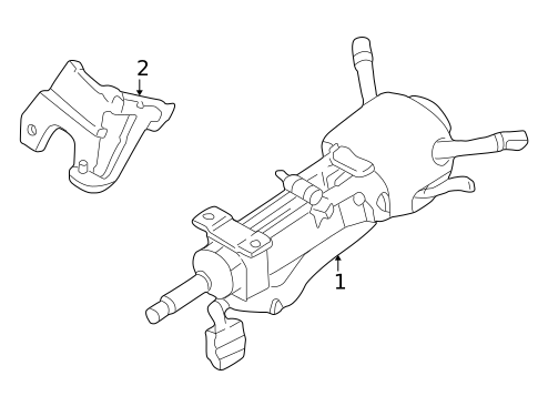 Steering Column Assembly for 2004 Buick LeSabre #0