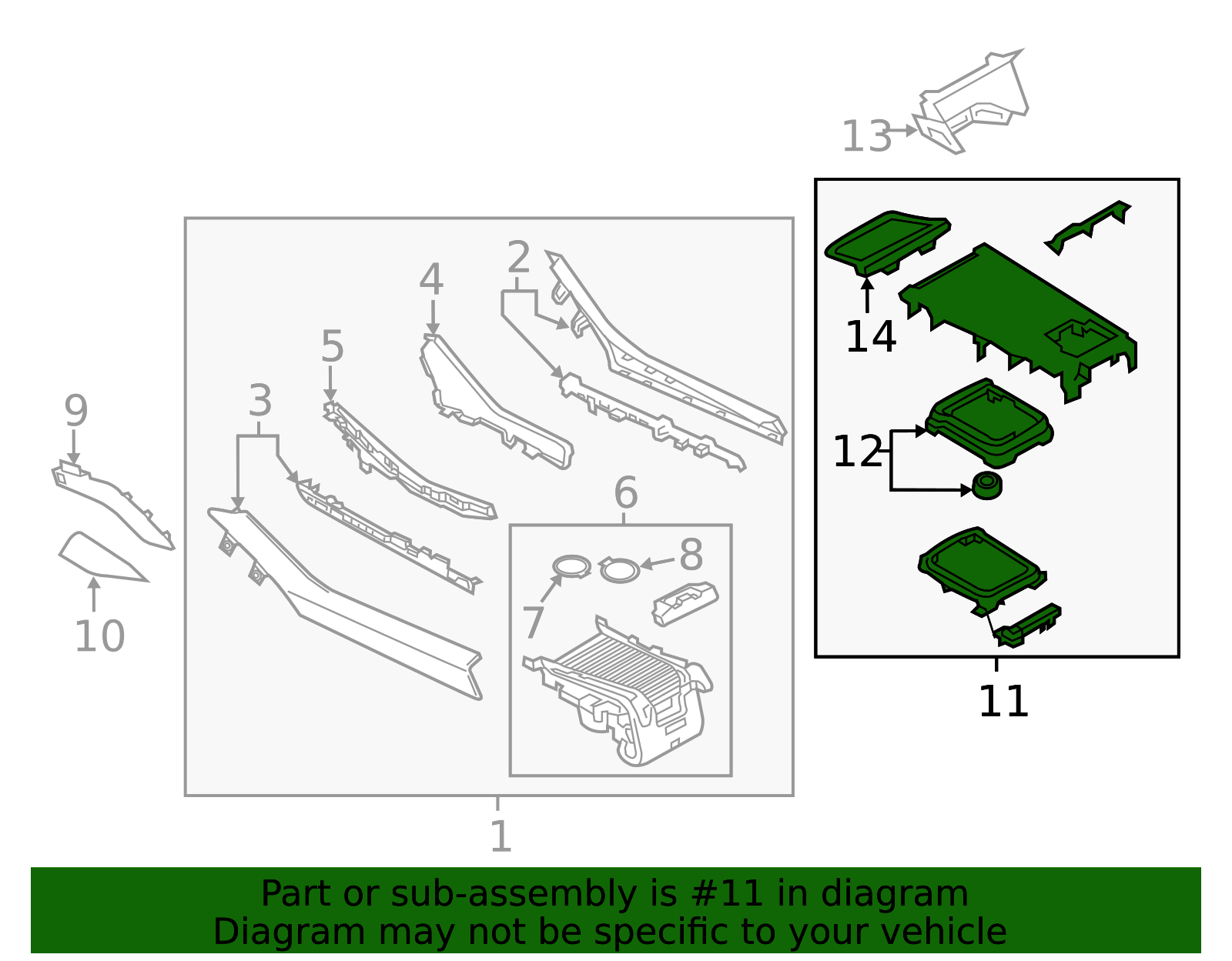 GRF8-64-340B - Upper Panel - 2018-2020 Mazda 6 | Mazda Swag