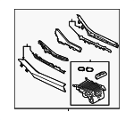 GRF56443Y02 - : Console Assembly for Mazda: 6 Image