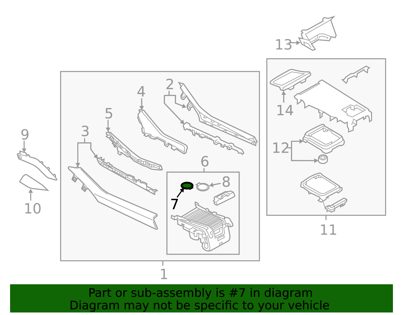 GMM1-64-313 - Cup Holder Insert - 2018-2021 Mazda 6 | Mazda Swag