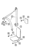 1HF671F7AA - Interior Trim: Front Seat Complete for Mopar Image