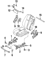8972547142 - : Lumbar Support for Isuzu Image
