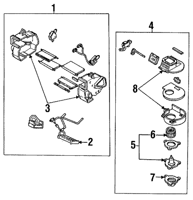 887176456 - : HVAC Blower Motor for Mazda Image
