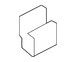 PAF86728900 - Body: Lower Pillar Trim Fastener for Porsche Image