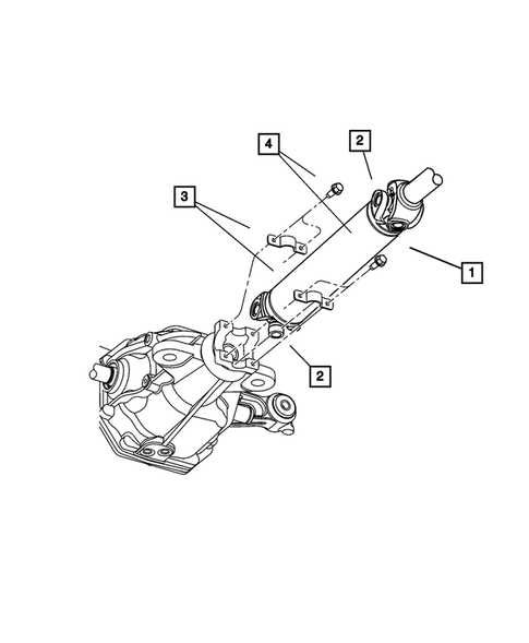 Propeller Shaft for 2004 Dodge Viper #0