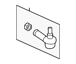 MEF3716 - Steering: Motorcraftâ„¢ Outer Tie Rod for Ford Image