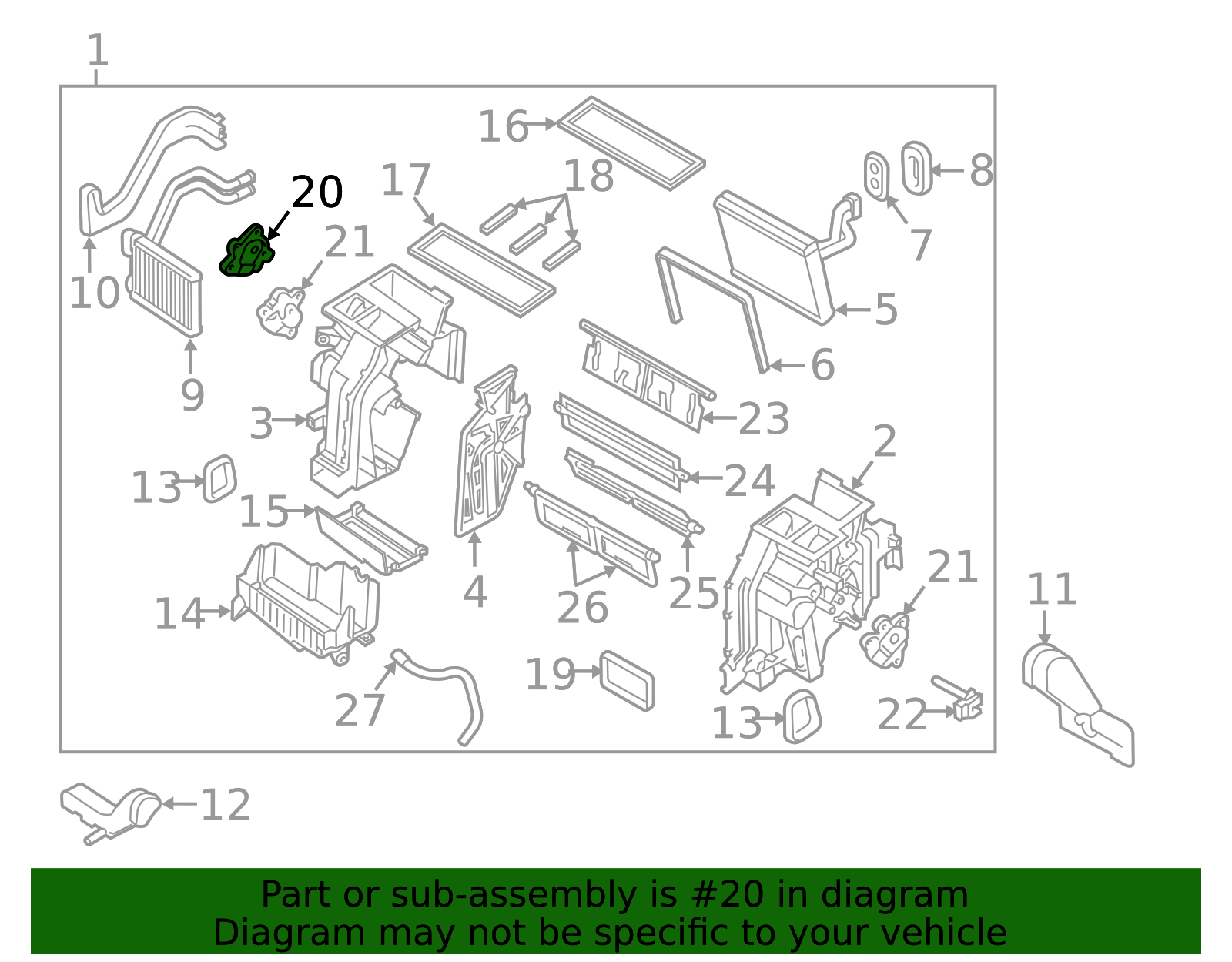 A-Premium HVAC Blend Door Actuator For Kia Soul 2019-2024 Sportage 2017-2024 - View #11