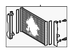 164100T043 - Cooling System: Radiator Assembly for Toyota: Corolla Image