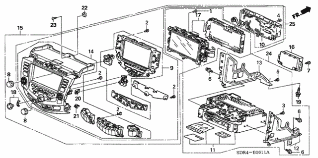 Center Module (Navi) for 2007 Honda Accord #0