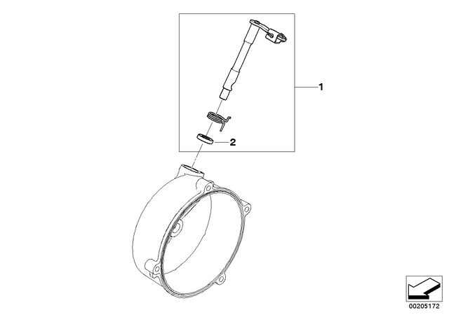 21217715442 - : Set, Release Lever for BMW-Motorrad Image