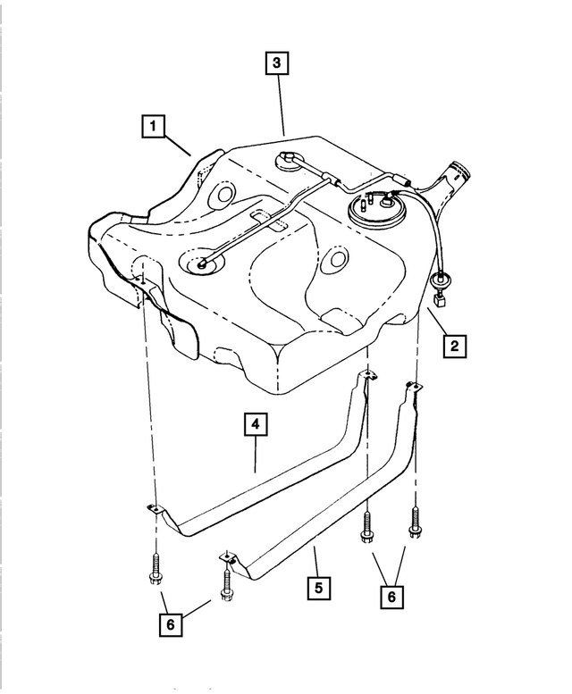 4879160AB - Fuel: Fuel Tank Heat Shield for Mopar Image image