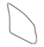 5G4867912A - Body: Weather-strip On Body for Volkswagen Image