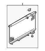 2531039500 - Cooling System: Radiator Assembly for Hyundai: XG300, XG350 Image