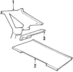 E3DZ5452018A0L - Body: Quarter Trim Panel for FORD Image