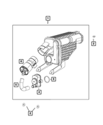 68684838AA - Emission Controls: Vapor Canister Assy for Mopar Image