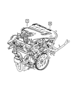 R4892375AD - 3.5L Gas; Engine: Long Block Engine, Remanufactured for Mopar Image image