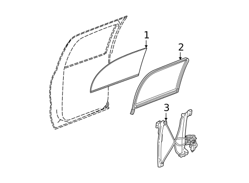 Rear Door for 2004 Chevrolet Avalanche 2500 #0