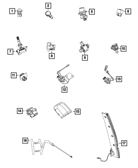 Sensors for 2017 Dodge Durango #0