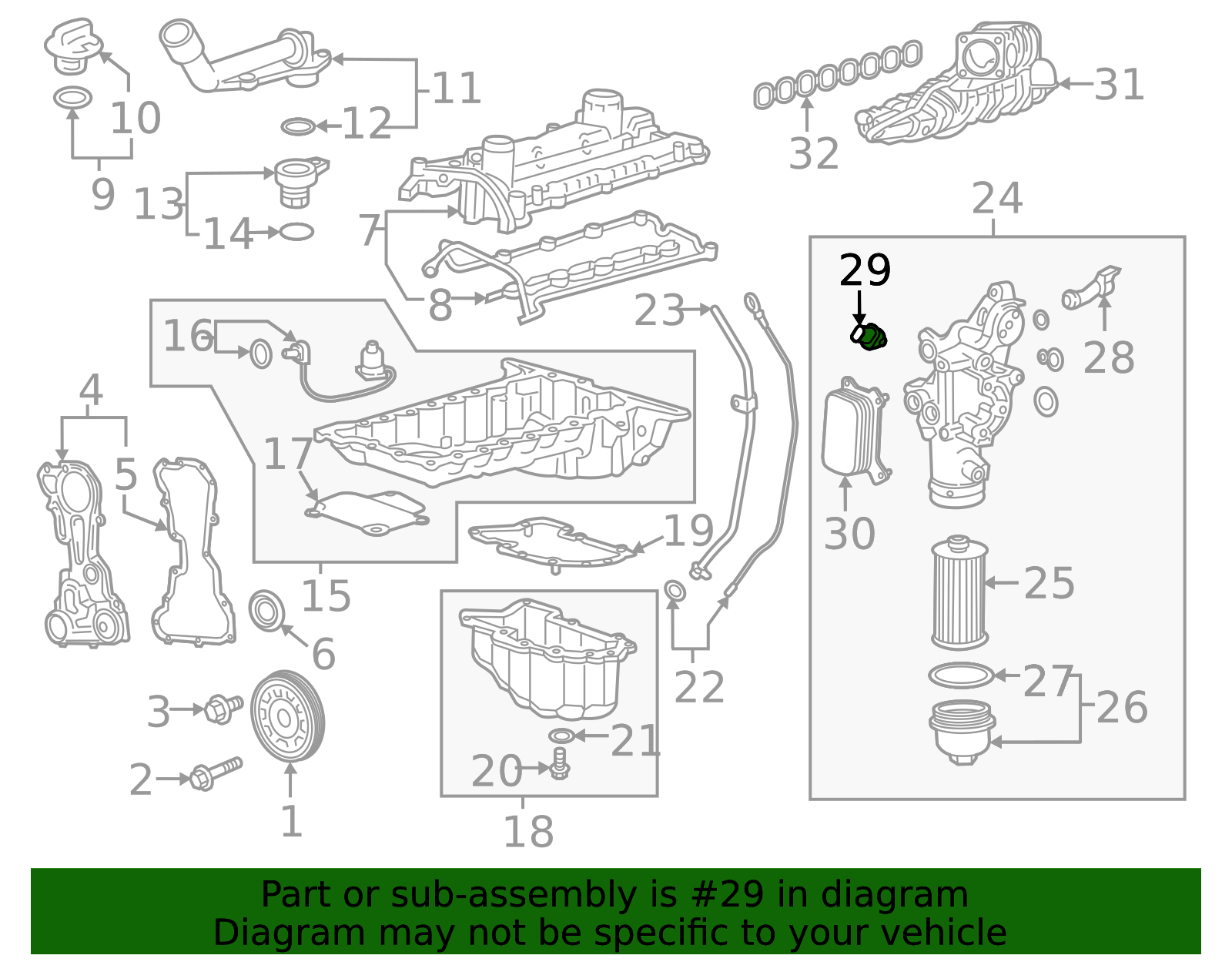 Oil Pressure Sensor Replacement For Chevy Silverado/GMC Canyon (2009-2020) - Part #12673134