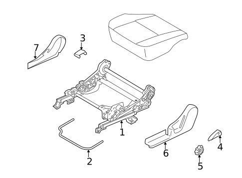 Tracks & Components for 2002 Mitsubishi Lancer #0