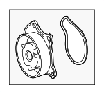1610039465 - Belts &amp; Cooling: Engine Water Pump for Toyota Image