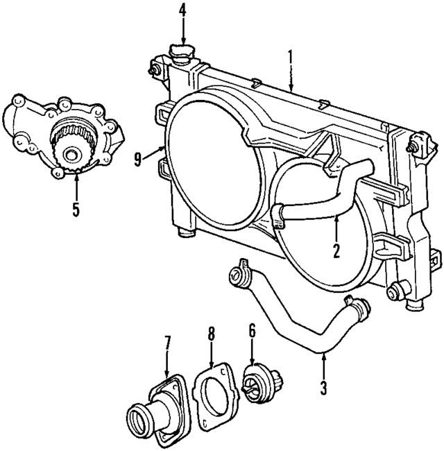 4677695AB - Cooling System: Fan Assembly for Mopar Image
