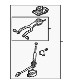43700G9100 - : 2019-2021 Genesis G70 - Gear Shift Assembly for Genesis: G70 Image