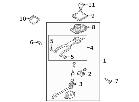 Center Console for 2019 Genesis G70 #2