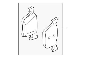 Disc Brake Pad Set Front