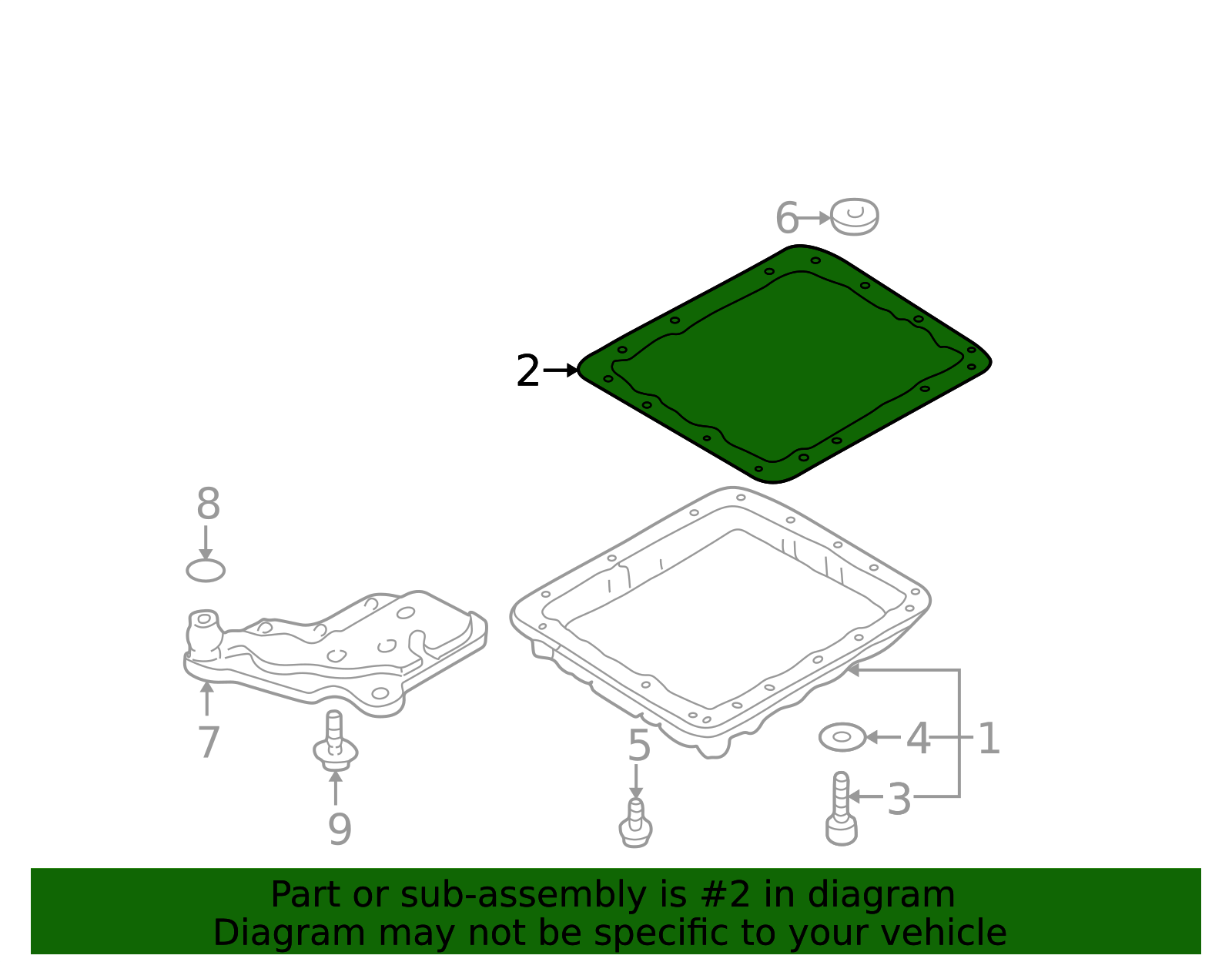 Genuine AUTOMATIC TRANSMISSION PAN GASKET (S13 S14 Z32 R32 R33 R34