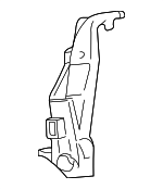 F75Z5C189BB - Electrical: Height Sensor Bracket for Ford: Expedition, F-250 | Lincoln: Navigator Image