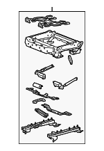 25941135 - Body: Seat Frame for Cadillac: CTS Image